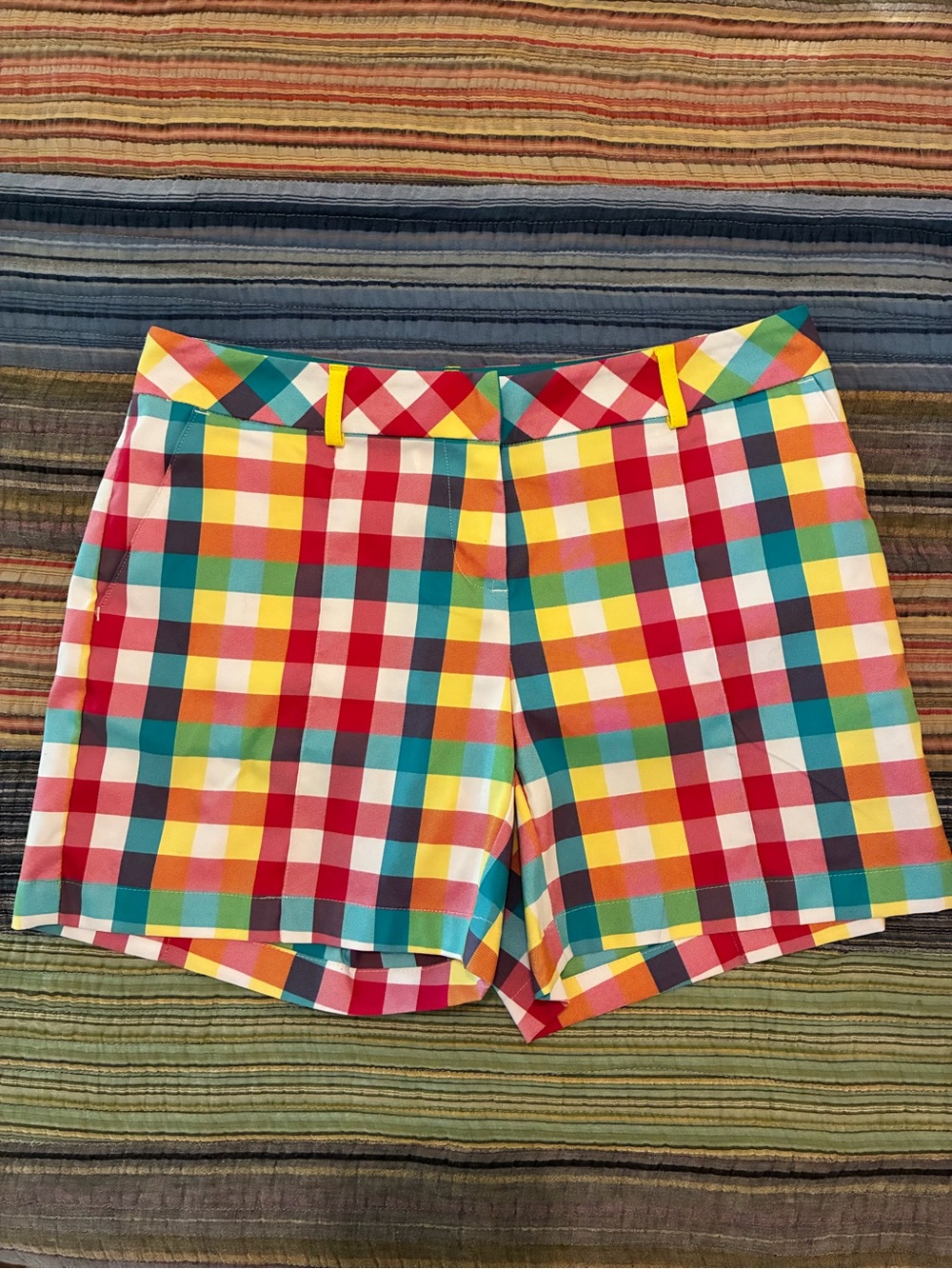 Slazenger Multi-Color Plaid Women’s Golf Shorts